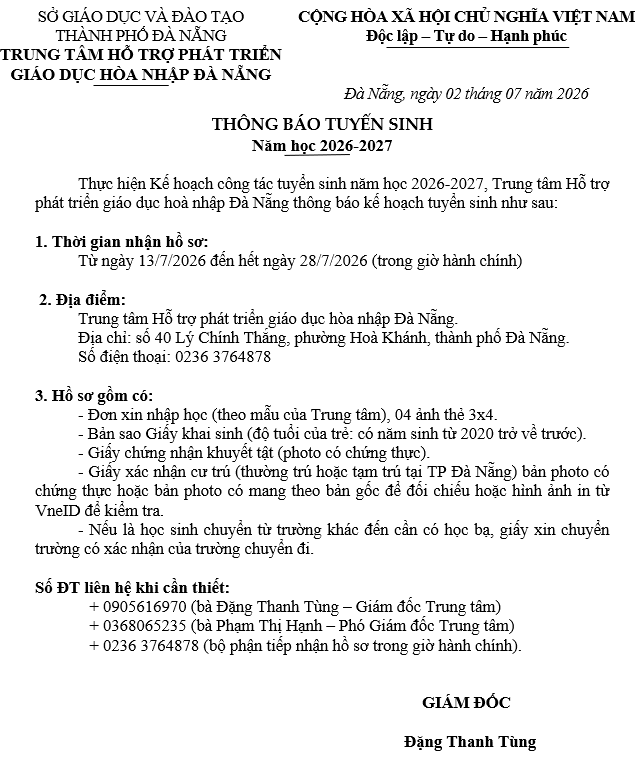TB tuyển sinh 26_27